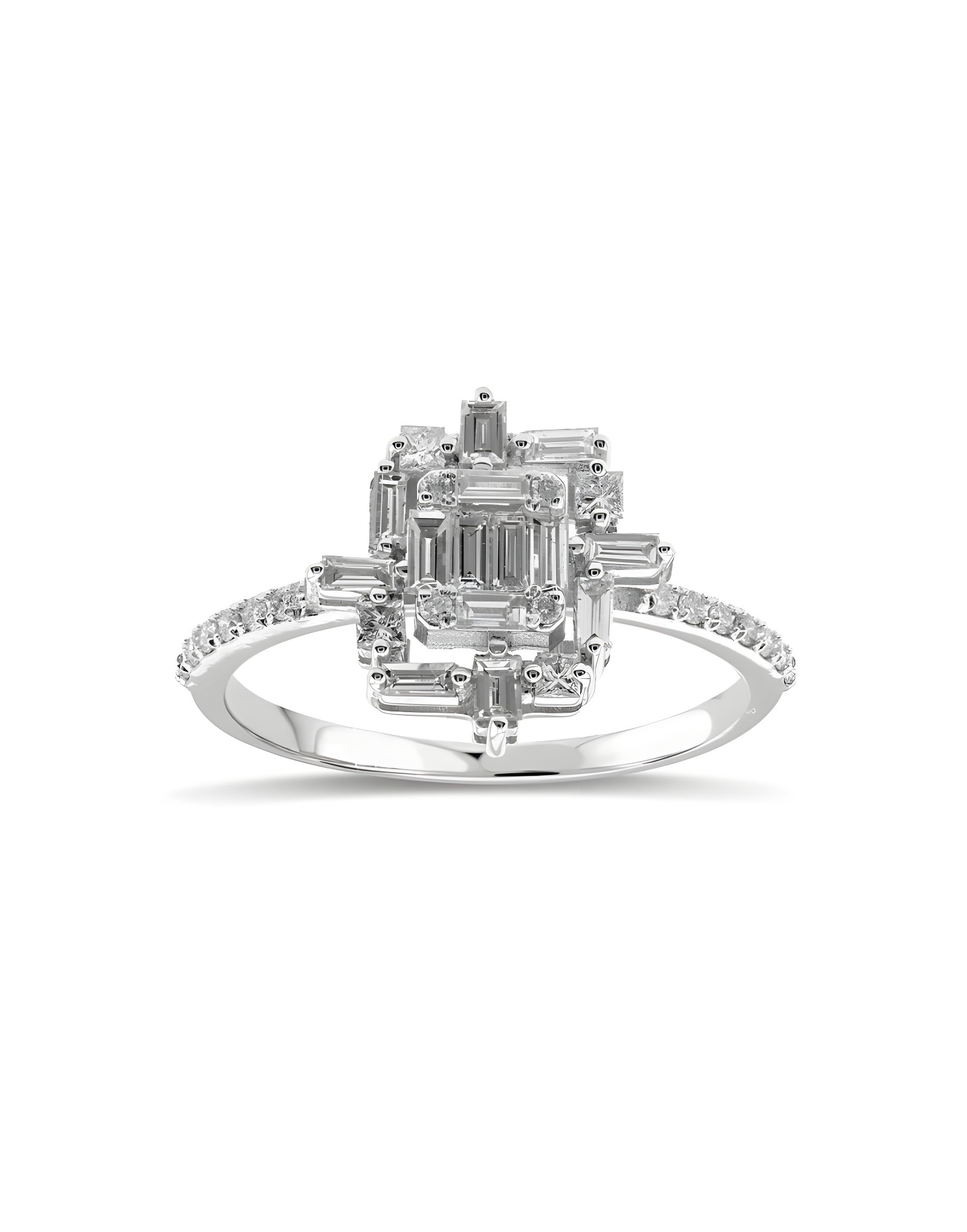 0.45ct F rengi Baget Yüzük