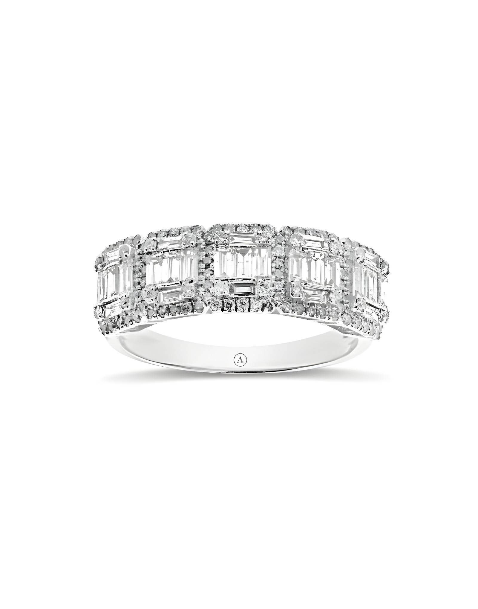 0.90ct Baget Pırlanta Beştaş