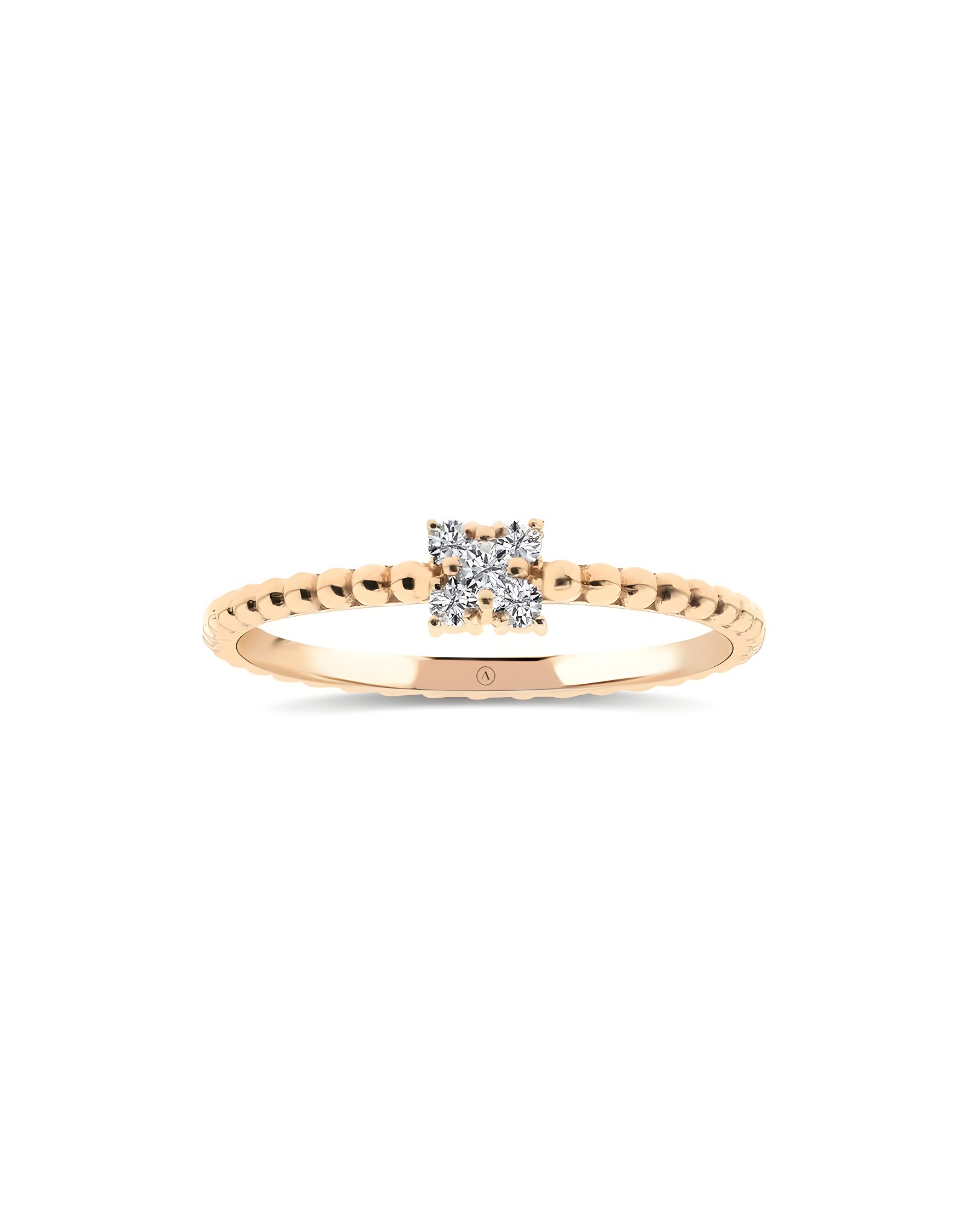 0.10ct Pırlantalı Günlük Stil Yüzük