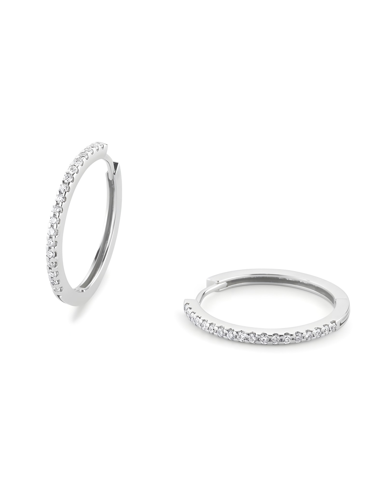 0.43ct Pırlanta Halka Küpe