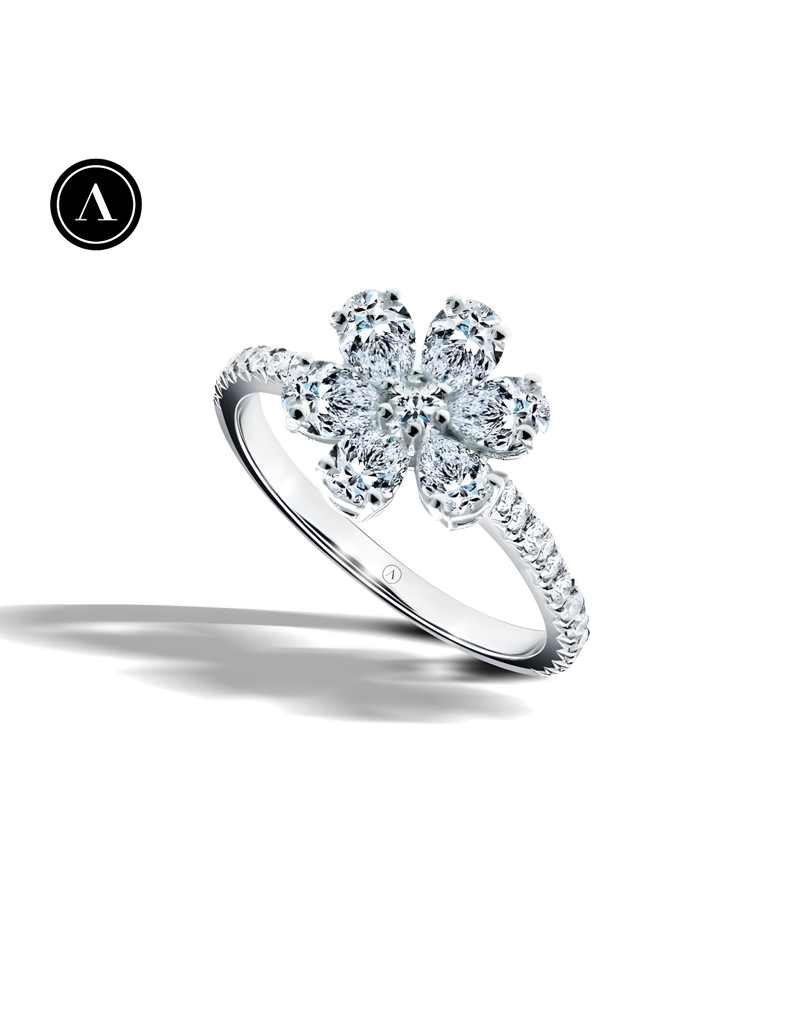 1.35ct F vs Damla Pırlanta Yüzük