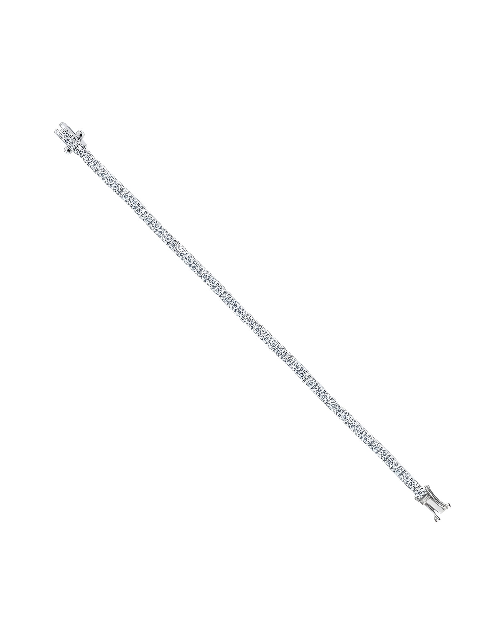 3.66ct F Rengi Pırlanta Suyolu Bileklik