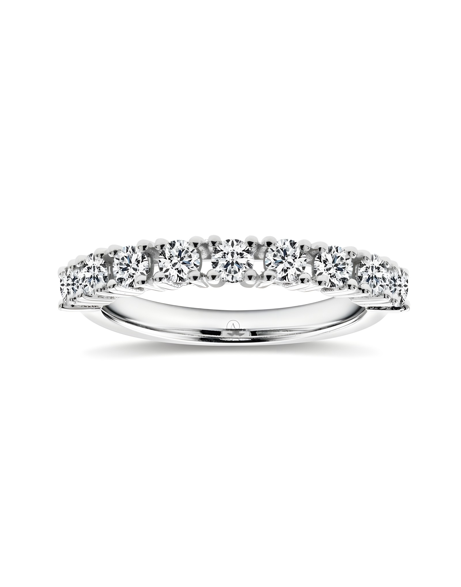 0.65ct F Rengi Pırlanta Yarım tur Yüzük