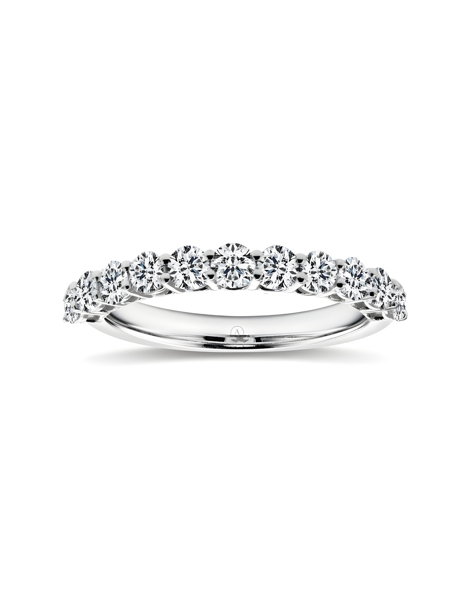 0.92ct F Rengi Pırlanta Yarım Tur Yüzük