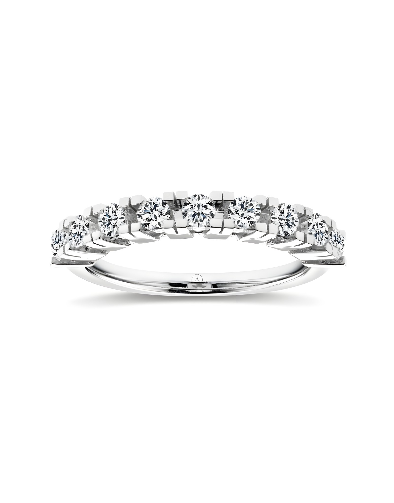 0.65ct F rengi Pırlanta Yarımtur Yüzük