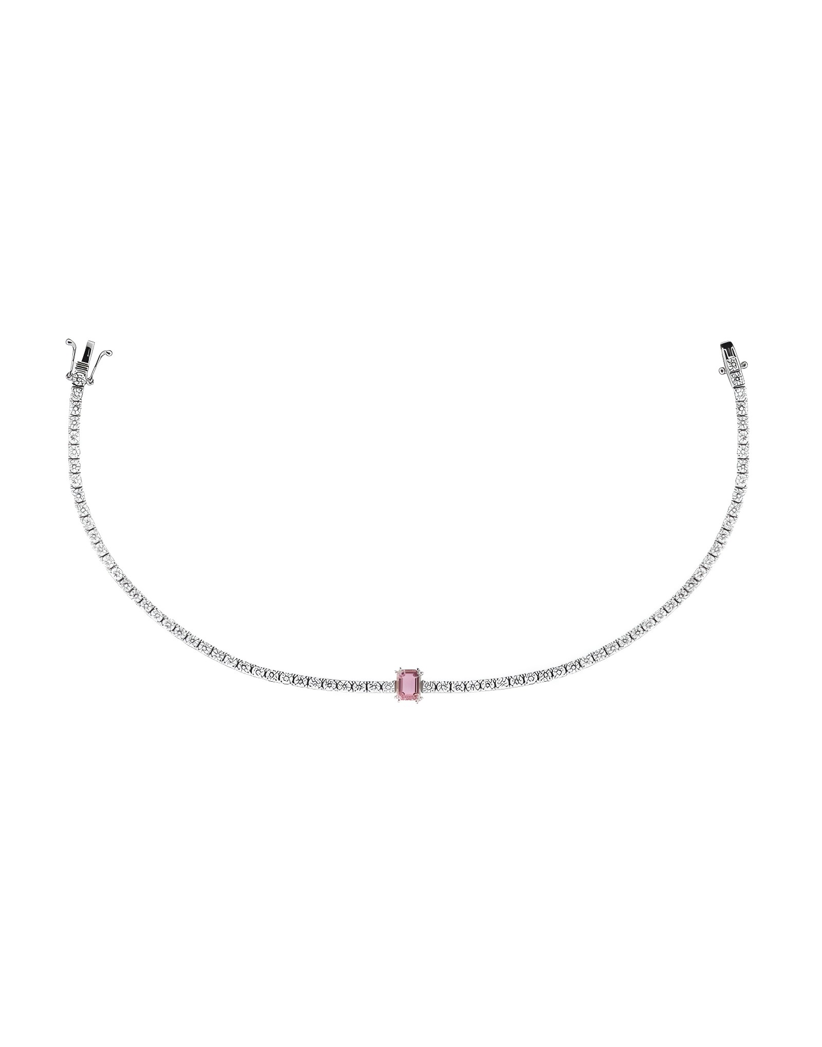 Pinky Sapphire Tennis Bileklik