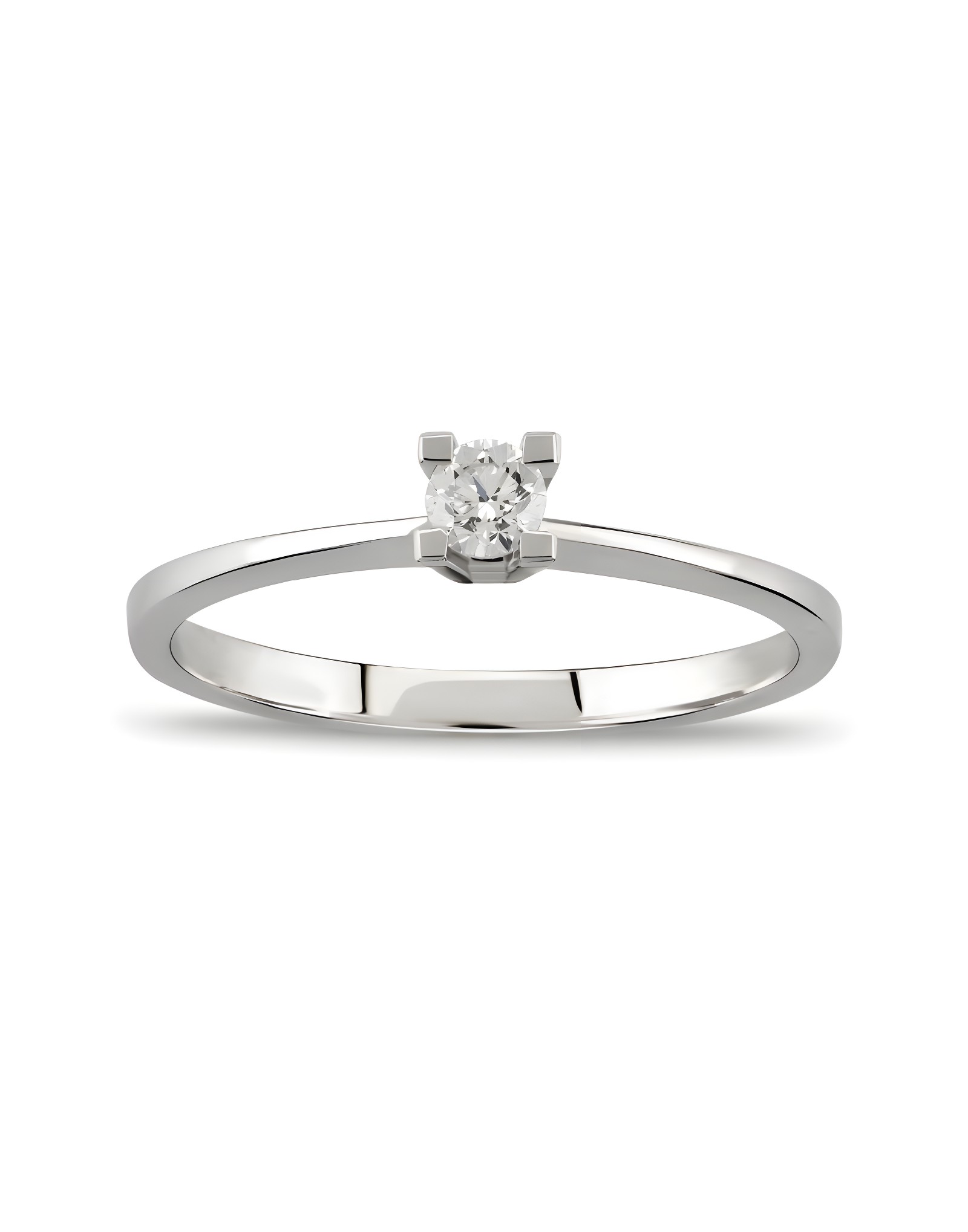 HRD 0.25ct F Rengi Pırlanta Tektaş Yüzük