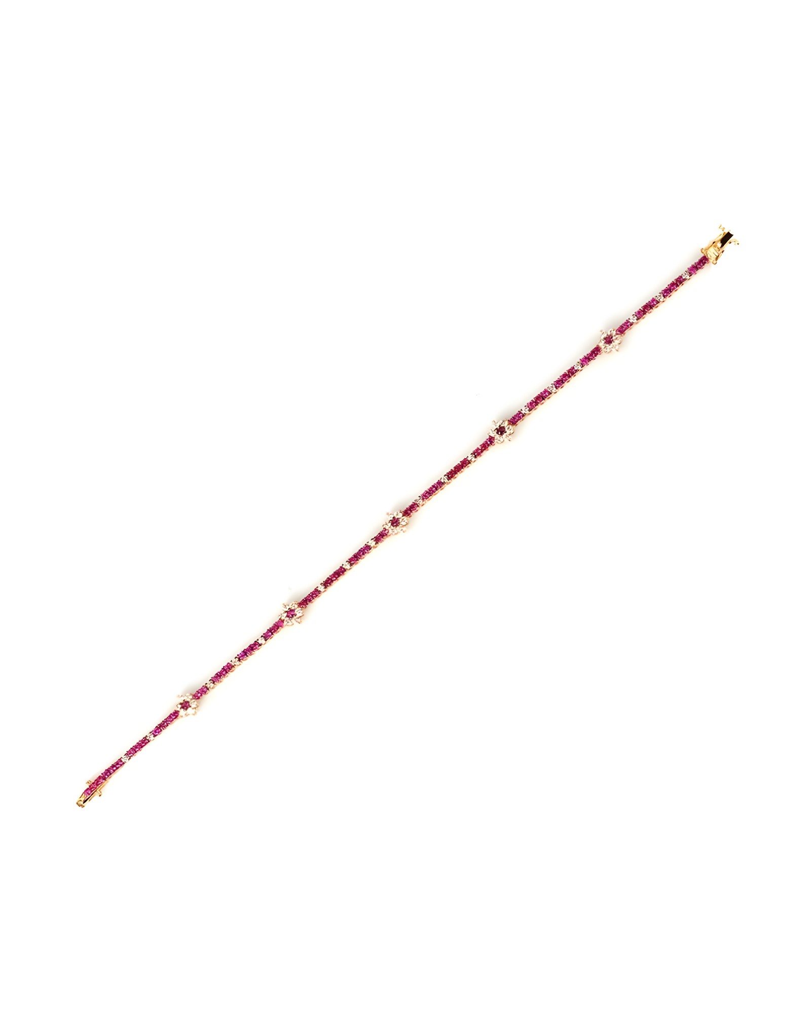 Flora Ruby Tennis Bracelet