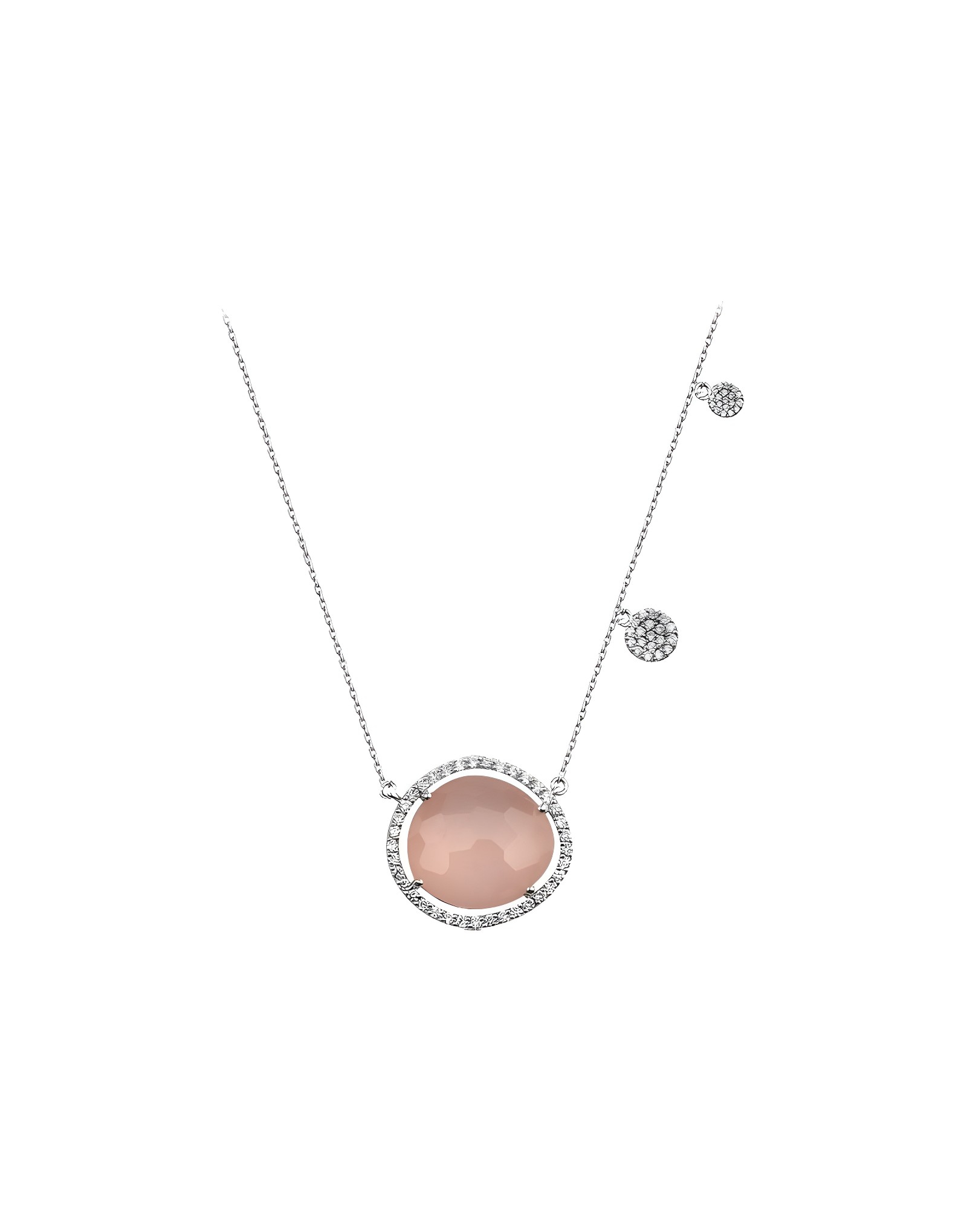 0.60ct F Rengi Pırlanta Sedefli Altın Kolye