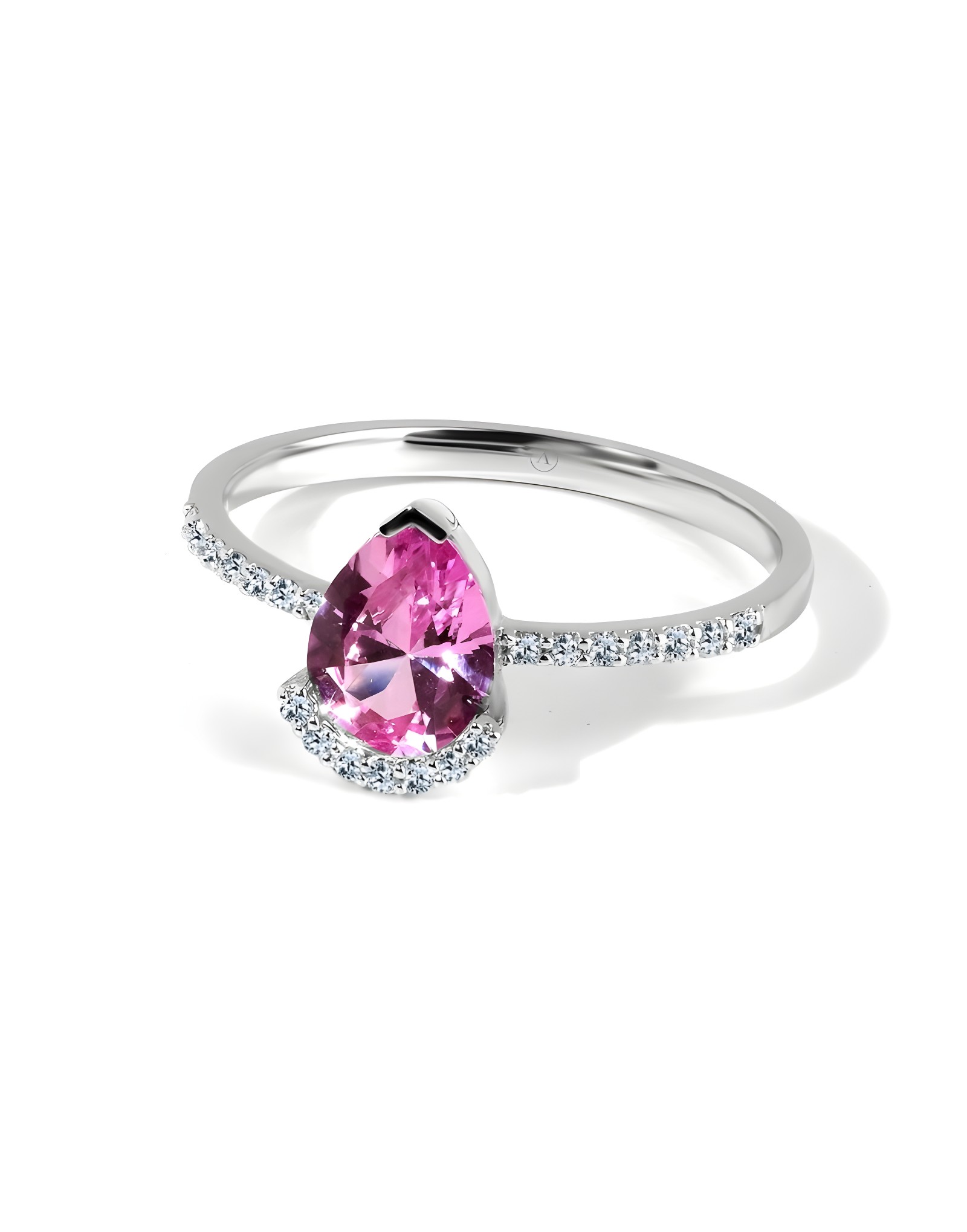 Arte Pink Drop Pırlantalı Altın Yüzük