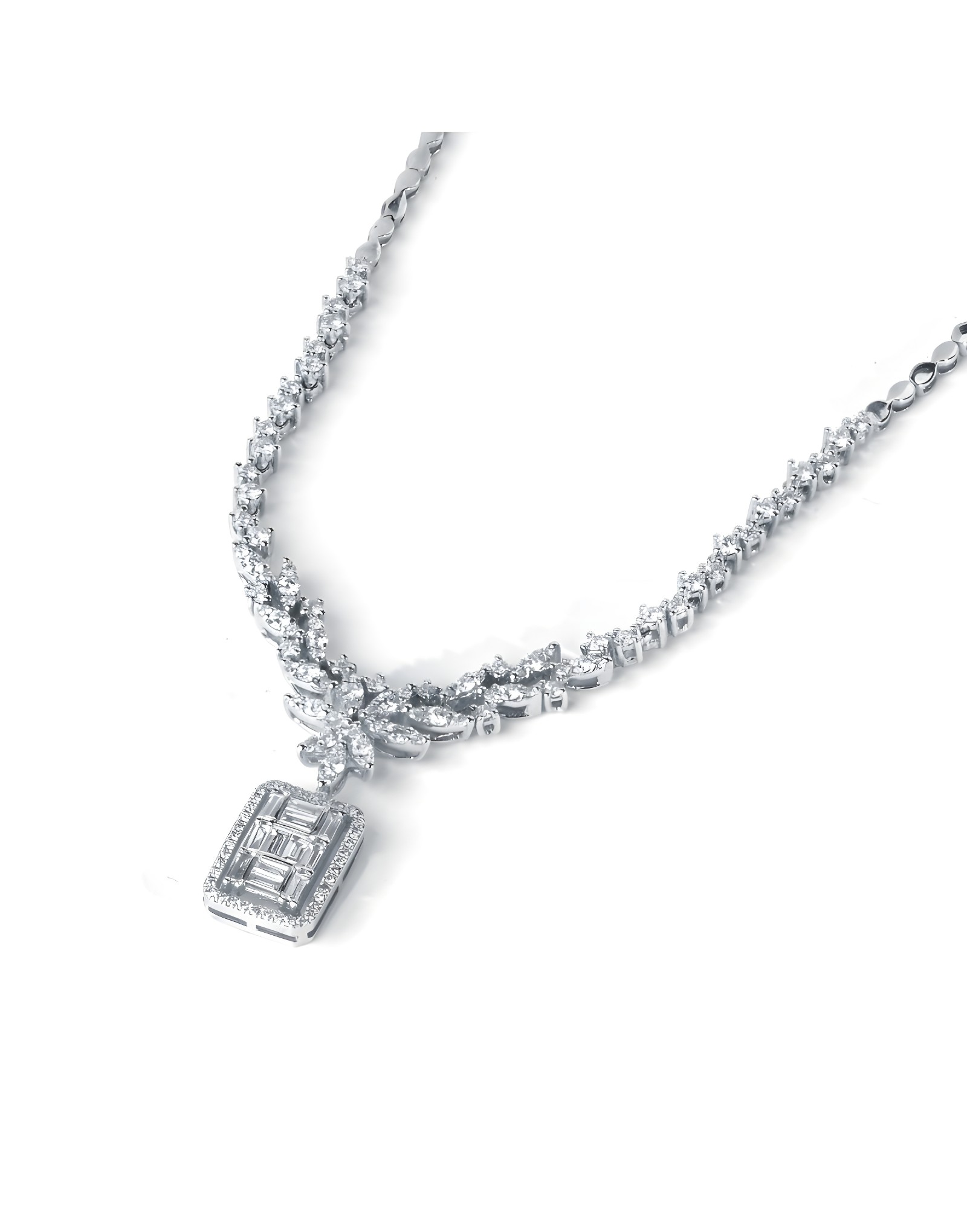 1.05ct F Rengi Pırlanta Düğün Kolye