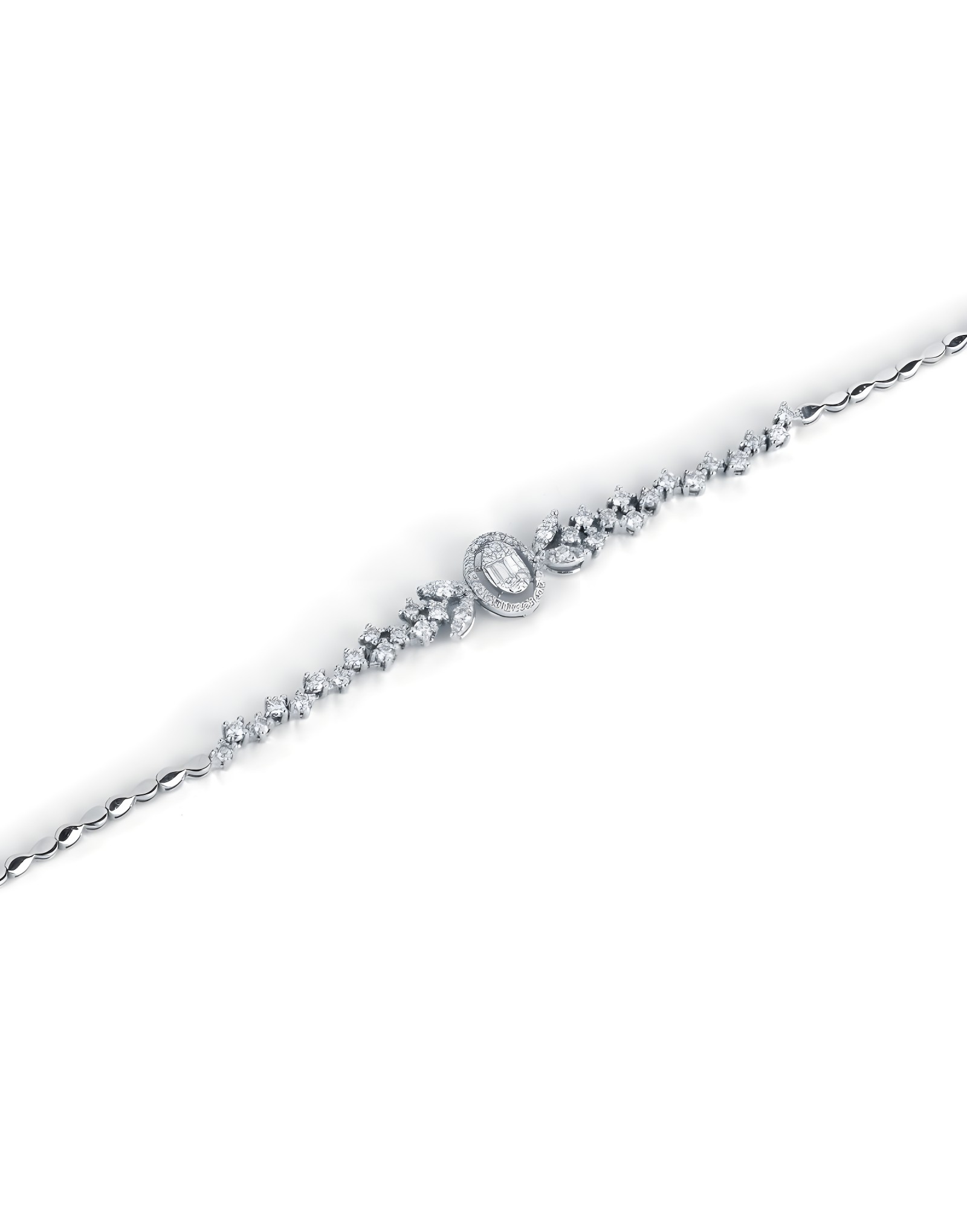 0.90ct F Rengi Baget Pırlantalı Bileklik