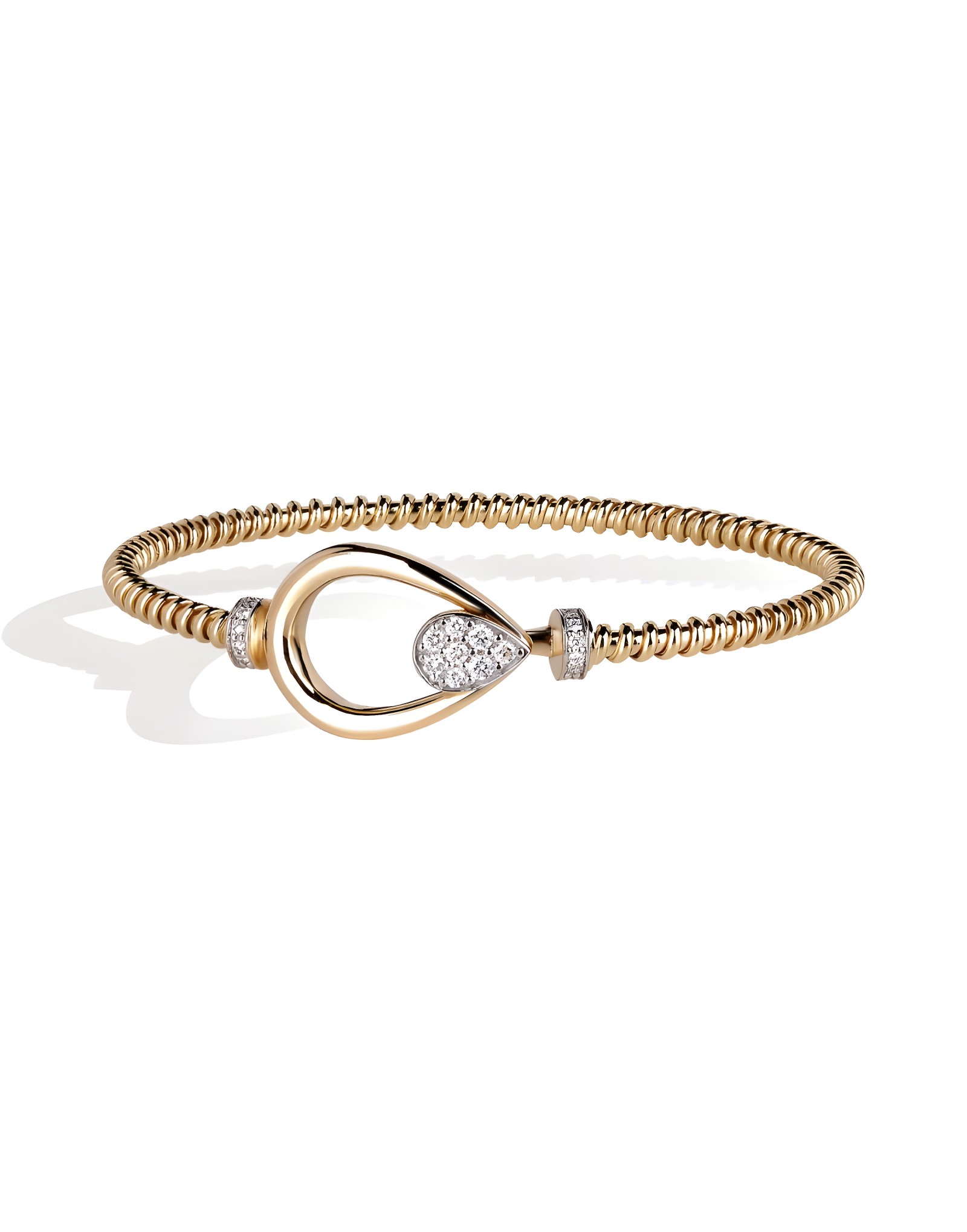 Bottega 0.25ct F Vs Pırlantalı Altın Bileklik