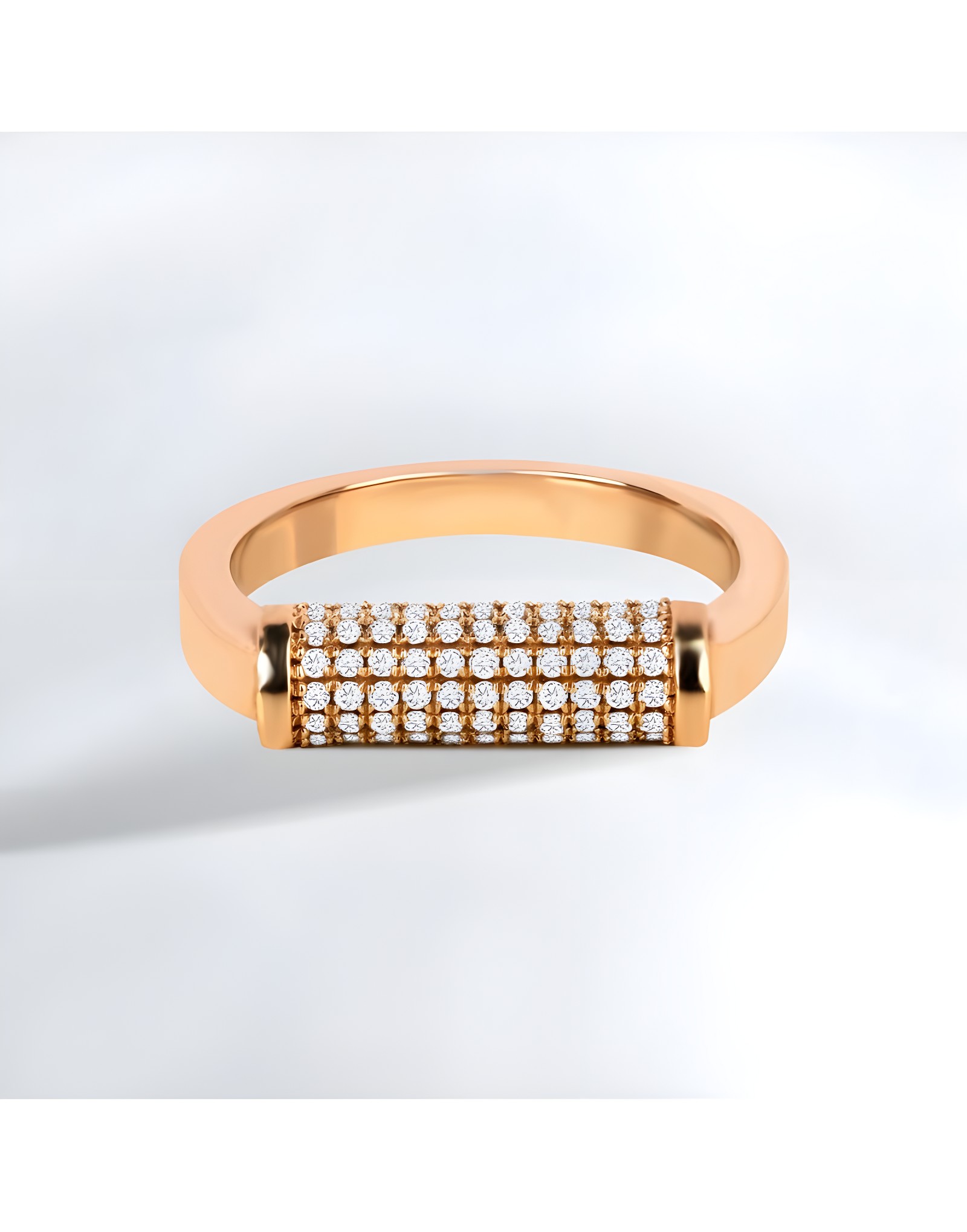 0.46ct Pırlantalı Günlük Stil Yüzük