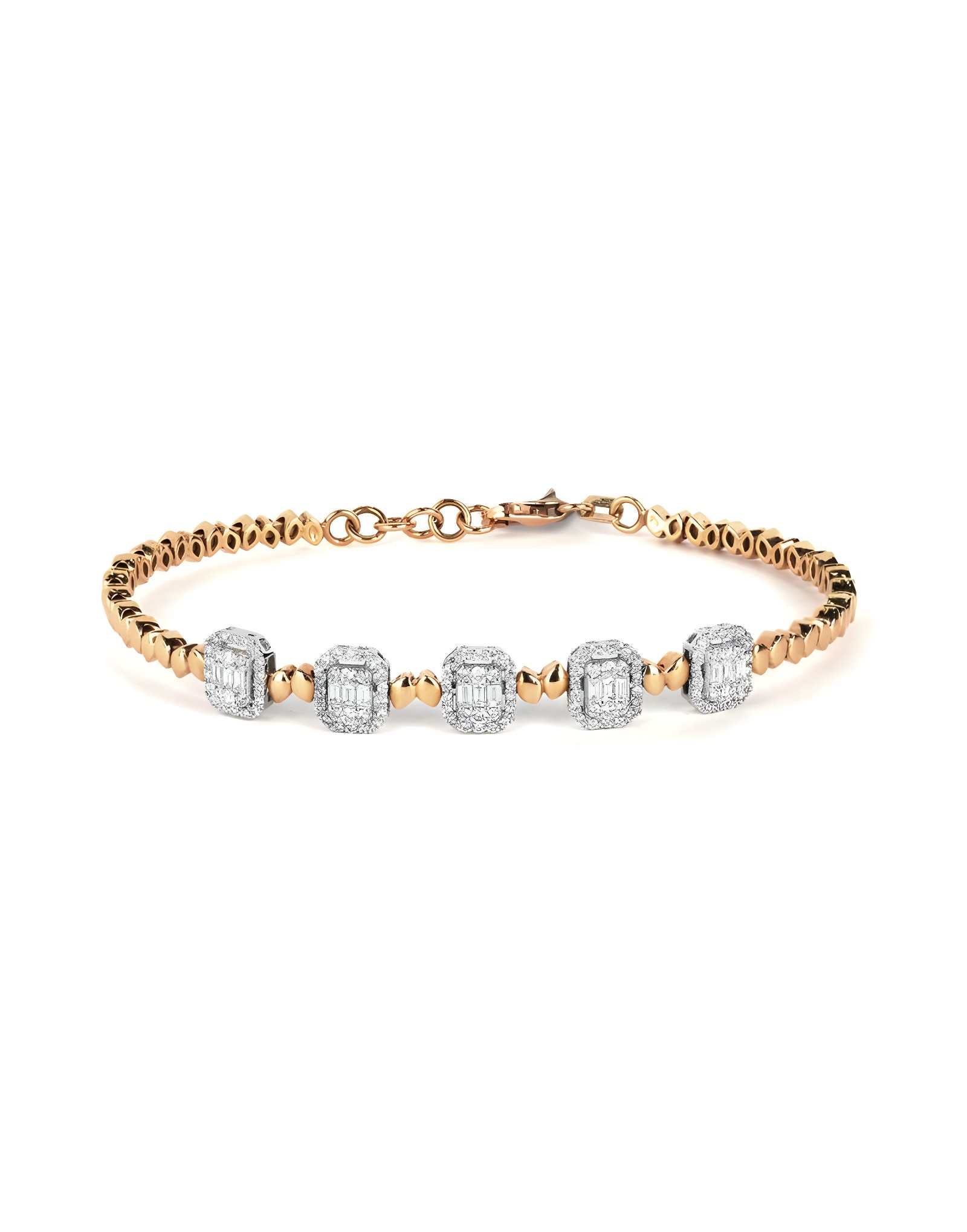 0,81ct G VS Pırlantalı Altın Bileklik