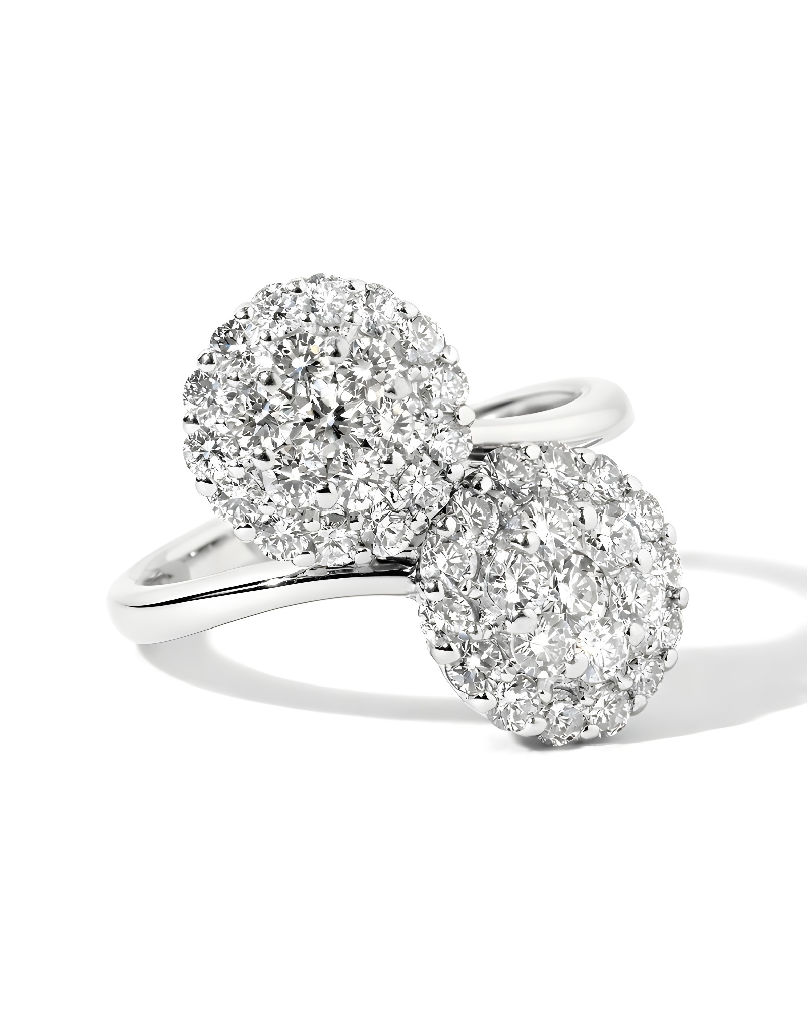 0.80ct F vs Pırlantalı İkili Yüzük