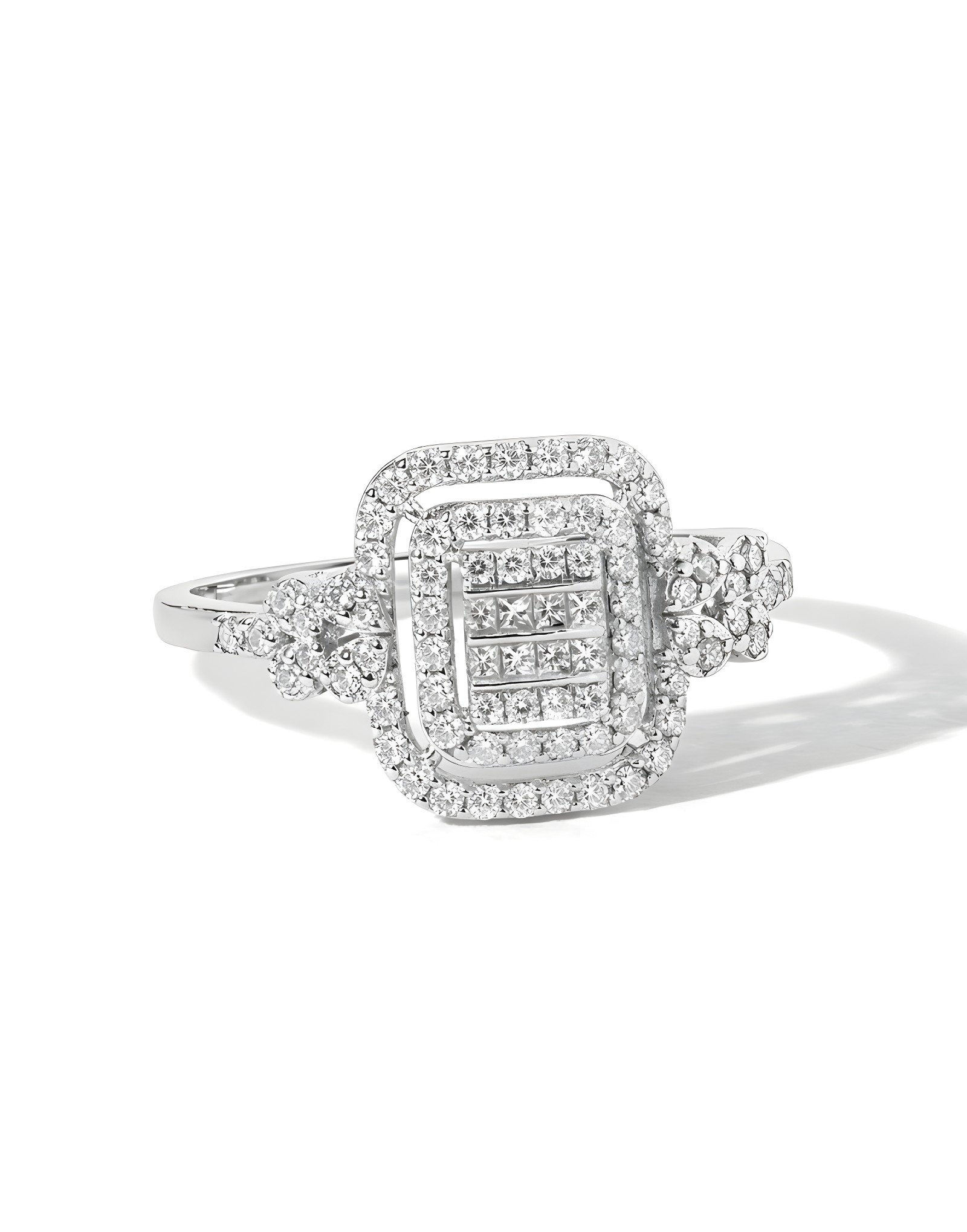 0.60ct Baget Pırlantalı Altın Yüzük