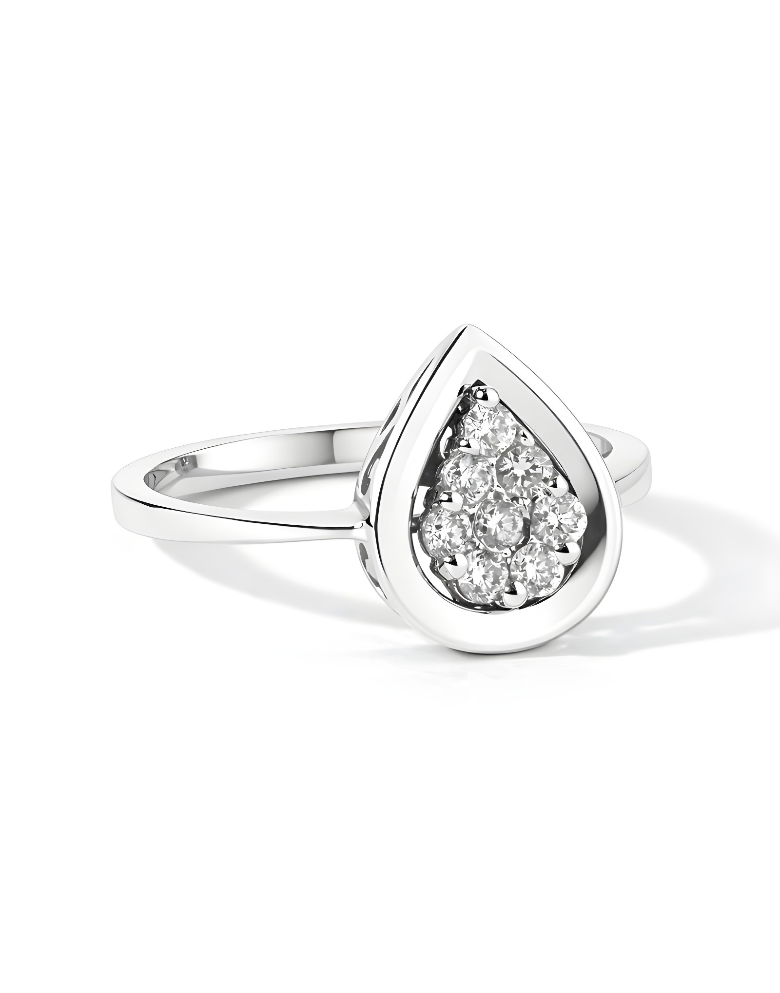 18K 0.22ct Fvs Pırlantalı Yüzük