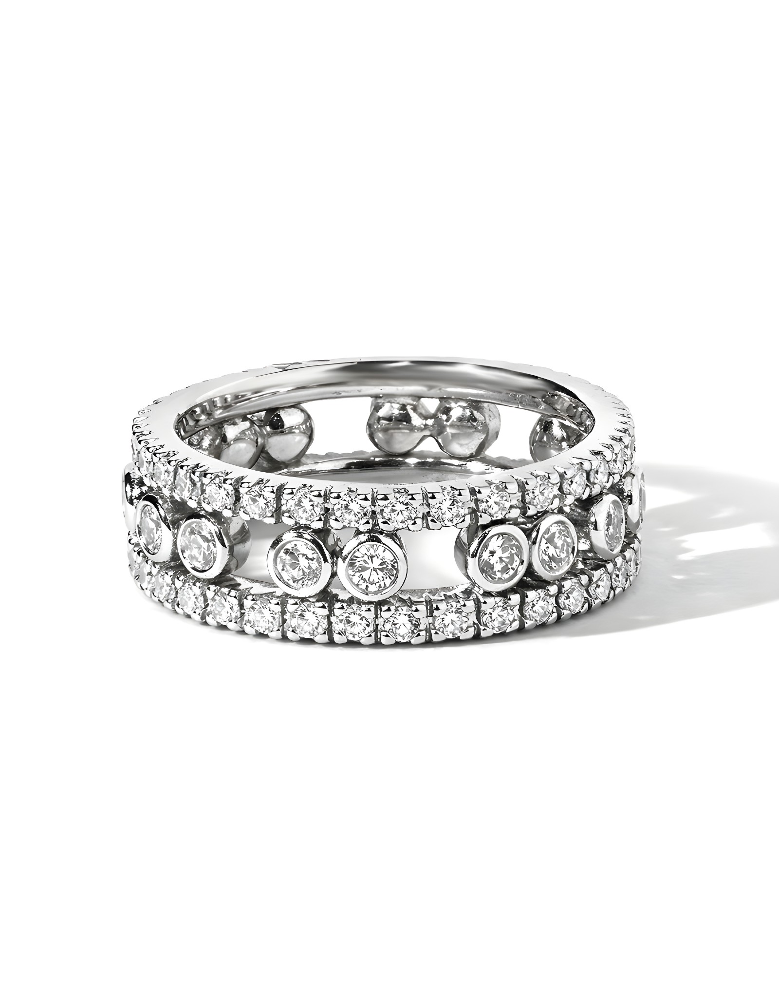 18K 1.10ct Fvs Pırlantalı Tamtur Yüzük