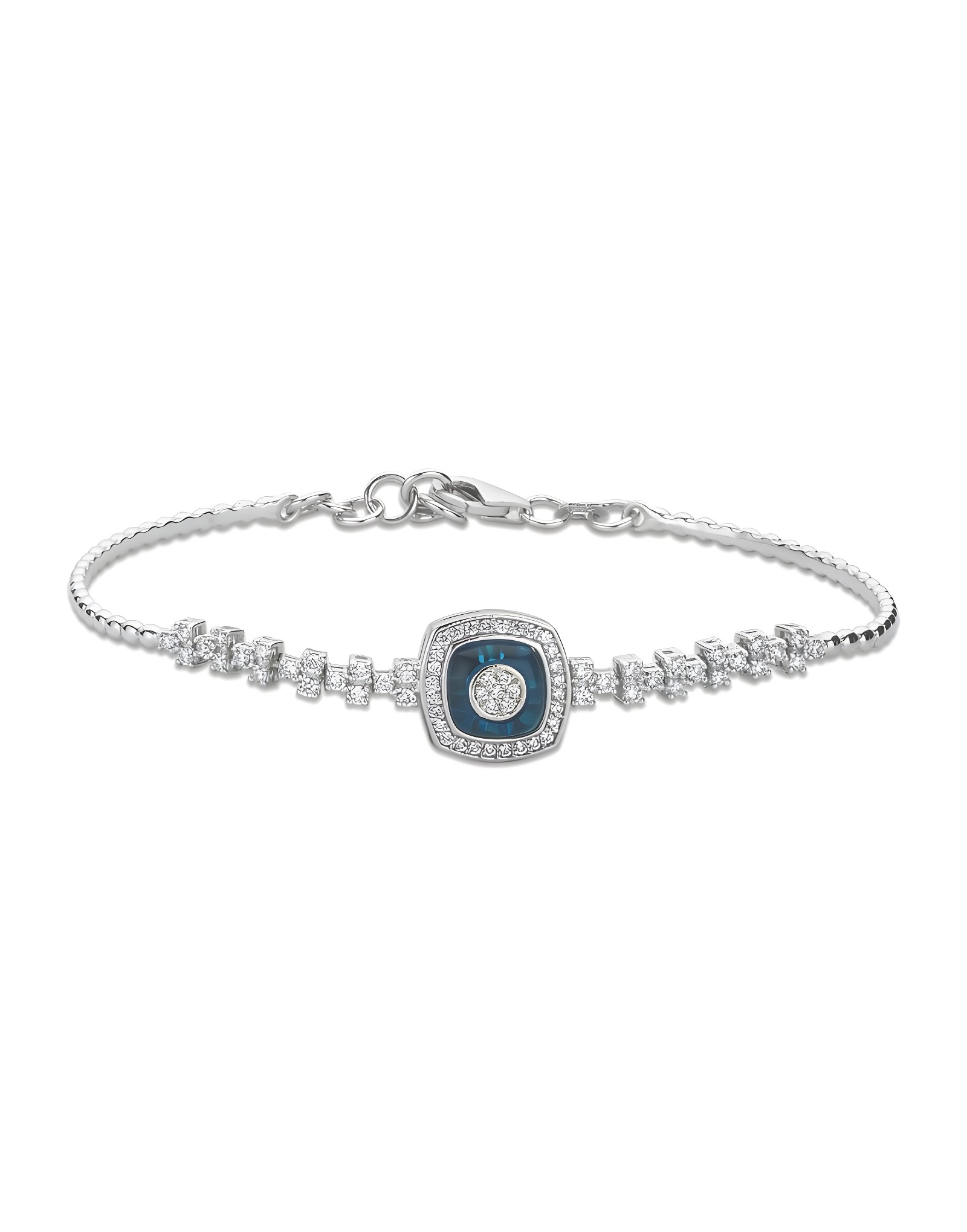 0.50ct Pırlanta Cam Göz Bileklik