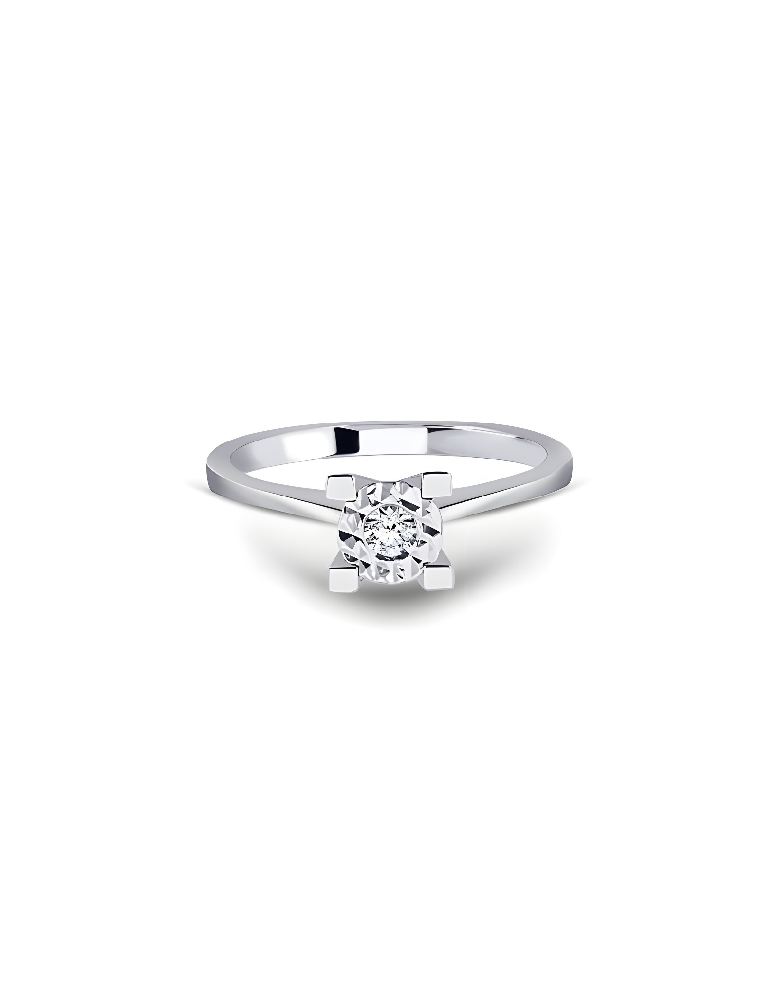 0.50ct Görünüm Efektli Tektaş Pırlanta Yüzük