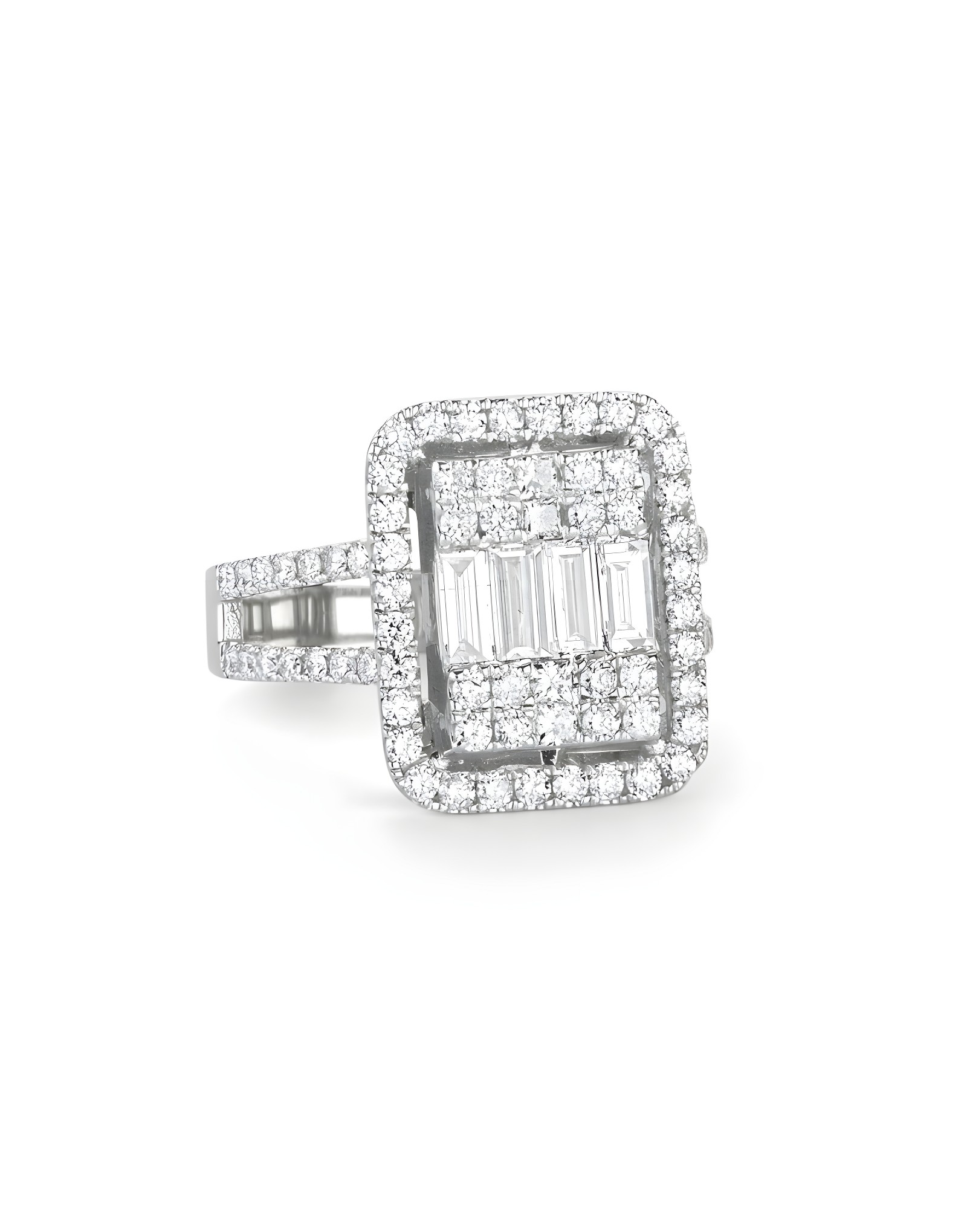 Ultra Mega 1.40ct F Rengi Baget Yüzük